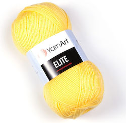 YarnArt Elite Ακρυλικό Κίτρινο 300m 100gr