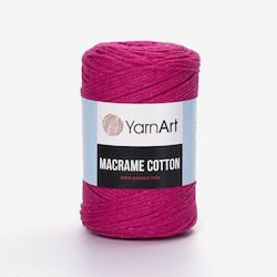 YarnArt Макраме Памучна Розова 225м 250гр