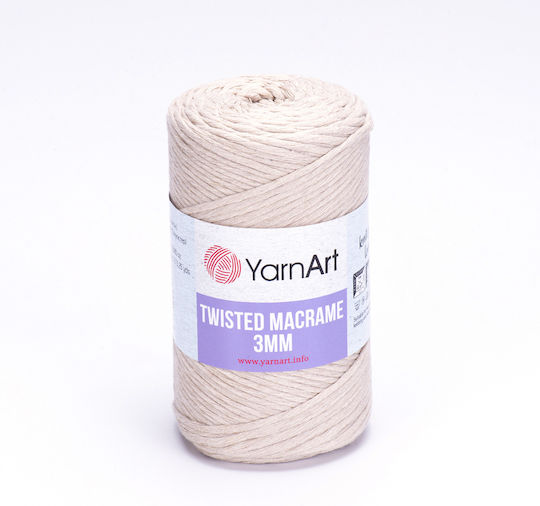 YarnArt Macrame 3mm Macrame Cotton Beige 195m 250gr