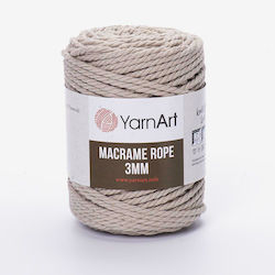 YarnArt Macrame Rope 3mm Μακραμέ Βαμβακερό Μπεζ...