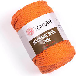 YarnArt Macrame Rope 3mm Μακραμέ Βαμβακερό Πορτ...