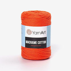 YarnArt Macrame Μακραμέ Βαμβακερό Πορτοκαλί 225...