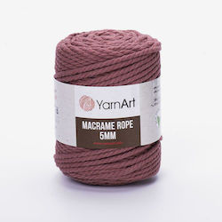 YarnArt Macrame Rope 5mm Μακραμέ Βαμβακερό Ροζ ...
