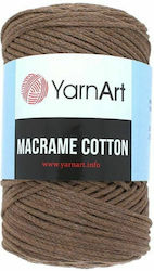 YarnArt Макраме Памучна Кафява 225м 250гр