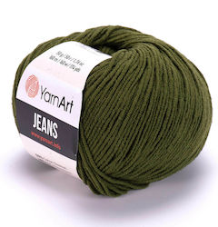 YarnArt Jeans Μεικτό Λαδί 160m 50gr