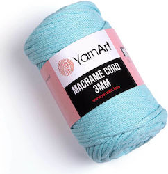 YarnArt Șnur Macrame 3mm Macrame Bumbac Turcoaz...