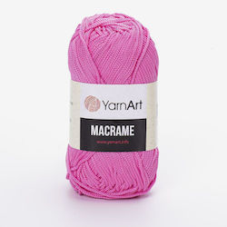 YarnArt Macrame Μακραμέ Συνθετικό Ροζ 130m 90gr