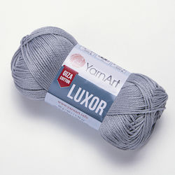 YarnArt Luxor Baumwollgarn Graues Mittleres 125...