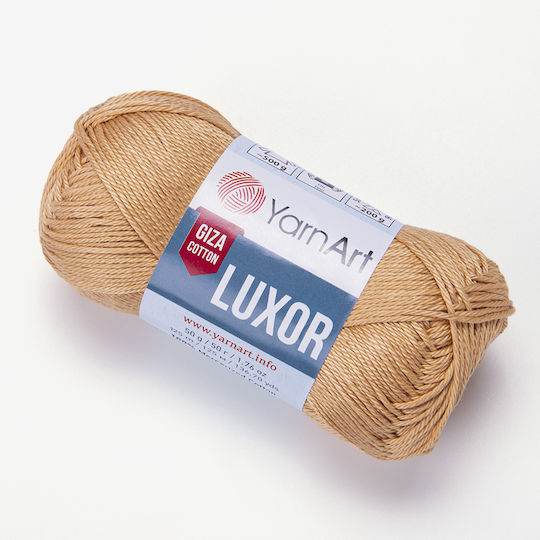 YarnArt Luxor Baumwolle Beiges Dunkles 125m 50g