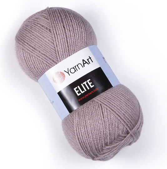 YarnArt Elite Ακρυλικό Γκρι 300m 100gr
