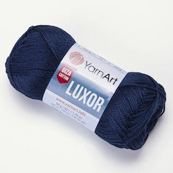 YarnArt Luxor Baumwollgarn Dunkelblau 125m 50g