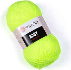 YarnArt Baby Ακρυλικό Πράσινο 150m 50gr