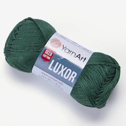 YarnArt Luxor Baumwolle Dunkelgrün 125m 50g