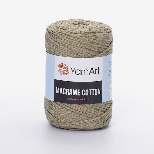 YarnArt Macrame Μακραμέ Βαμβακερό Καφέ 225m 250gr