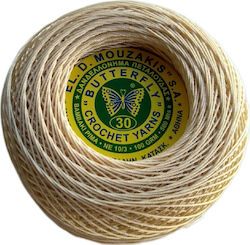 Petalouda 30 Spitzenfaden Baumwolle Beiges 100gr