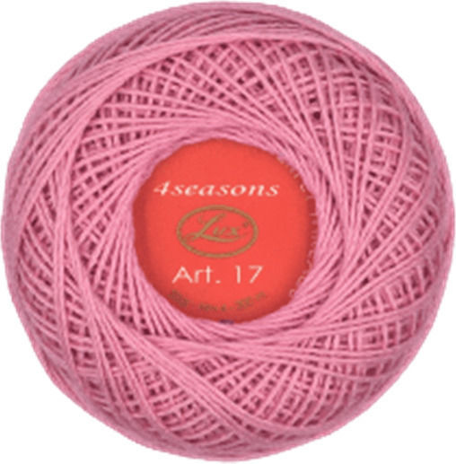 Petalouda Strickgarn Spitzenfaden Baumwolle Rosa 210m 50g