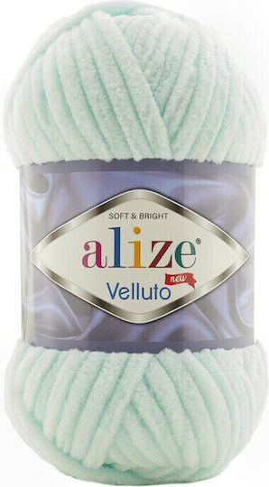 Alize Velluto Chunky Micro Polyester Turquoise 68m 100gr