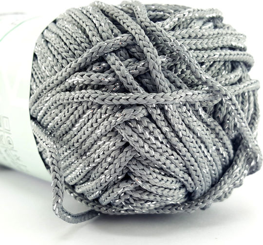 Bags On Board Polyester Knitting Yarn for Bags Gray 70m 100g