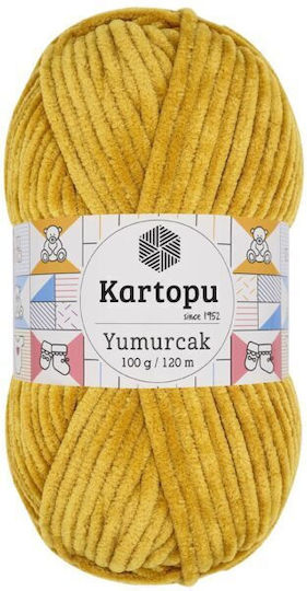 Kartopu Yumurcak Polyester Gelb 120m 100g
