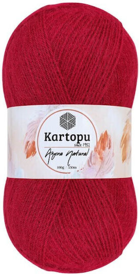 Kartopu Fir de tricotat Roșu 550m 100gr