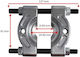 Quatros Abzieher für Lager 63mm