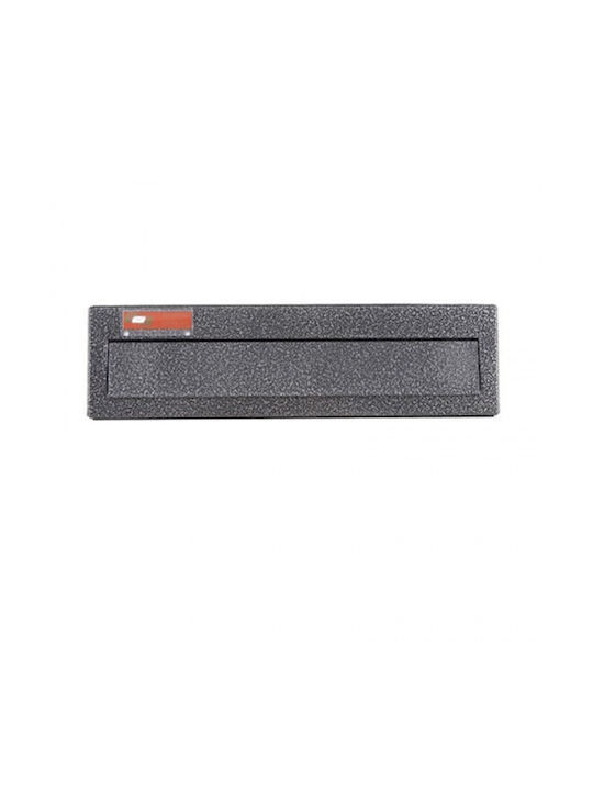 Viometal LTD Θυρίδα Γραμματοκιβωτίου Inox σε Γκρι Χρώμα
