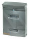 Maurer Outdoor Mailbox Metallic in Silver Color 26x38x38cm