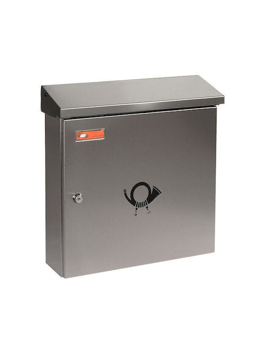 Viometal LTD Outdoor Mailbox Metallic in Gray Color 38x10x38cm