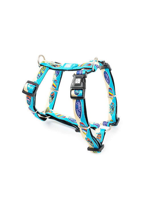 Max & Molly Hundegeschirr Aloha Türkis Mittel 20mm x 54-69cm ΜΜ01307 MM01307