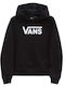 Kids Sweatshirt with Hood and Pockets Black