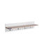 ArteLibre Lerato Wall Chipboard Shelf Natural 90x17x25cm