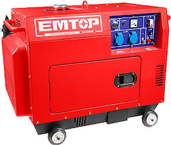 Emtop Γεννήτρια Αθόρυβη Πετρελαίου 6.25kVA Emtop Γεννήτρια Αθόρυβη Πετρελαίου 6.25kVA