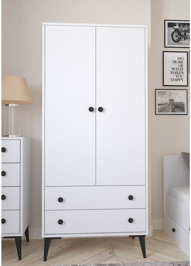 Amari Δίφυλλη Ντουλάπα 82x48x180cm Amari Δίφυλλη Ντουλάπα 82x48x180cm