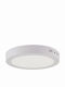 Horoz Electric Round Outdoor LED Panel 18W with Warm White Light 3000K