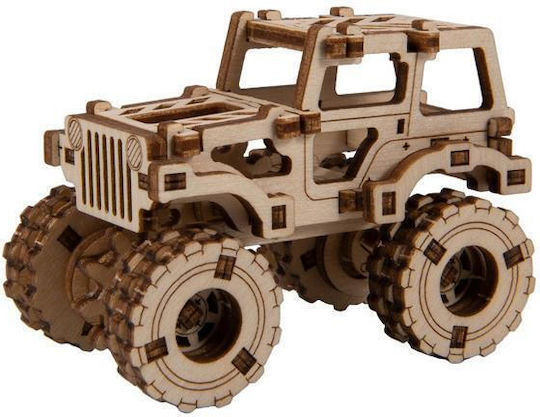 Wooden City Παιχνίδι Κατασκευών Ξύλινo Monster Truck 1 για Παιδιά 8+ Ετών
