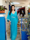 RichgirlBoudoir Καλοκαιρινό Midi Φόρεμα Γαλάζιο