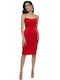 RichgirlBoudoir Sommer Mini Kleid Satin Rot