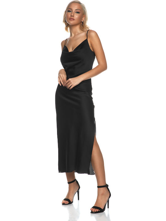 RichgirlBoudoir Maxi Abendkleid Slip Dress Drap...