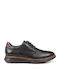 WILLIAM Leder Herren Freizeitschuhe Anatomisch Schwarz