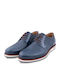 Men's Leather Casual Shoes Blue