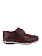 Leder Herren Freizeitschuhe Burgundisch