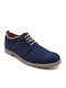 Men's Leather Casual Shoes Blue