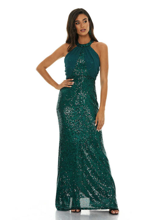 RichgirlBoudoir Maxi Rochie Slip Rochie pentru Nuntă / Botez Verde