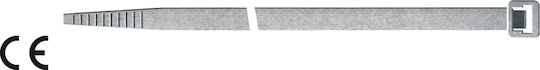 Maurer Plastic Cable Ties 540mm x 7.8mm Grey Colour 100pcs