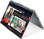 Lenovo ThinkPad X1 Yoga Gen 8 14" OLED Ecran Tactil (i7-1355U/16GB/512GB SSD/W11 Pro) Furtună gri (Tastatură GR)