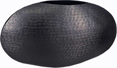 Art et Lumiere Decorative Vase Black 35x9.5x20cm