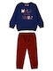Kids Tracksuits Sweatpants Set Paprika 2 Pieces
