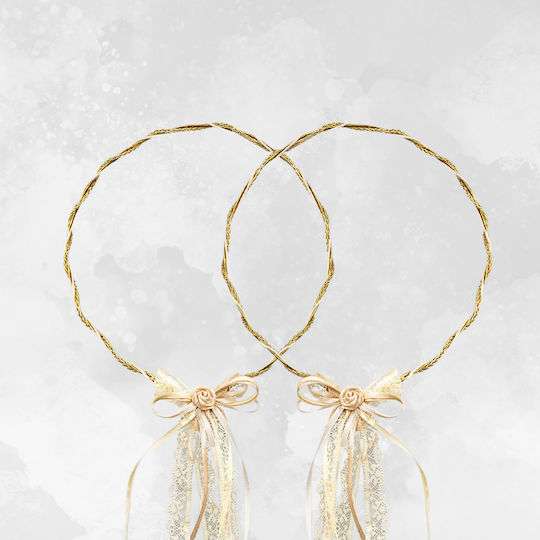 La Vista Silver Plated Wedding Crowns