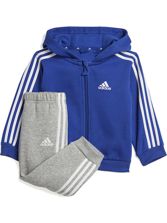 Kids Sweatpants Set With Jacket With Top Grey 2 Pieces Performance