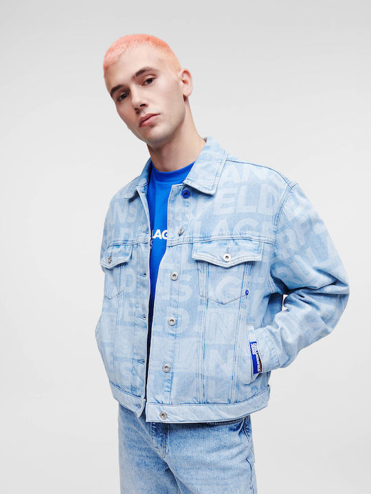 Oversized denim hotsell jacket skroutz